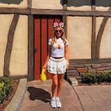 DRESHOW Glitter Mouse Ears Headband with Bow Woman Costume Accessory view 7