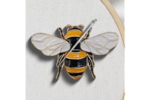 VODOZAVA Needle Minder Magnet, Magnetic Needle Minder, Needle Minders Magnetic Cross Stitch Accessories, Magnetic Needle Holder, Life Tree, Butterfly, Cats, Owl, Heart (Bee)