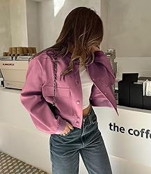 Modegal Women's Fall Varsity Bomber Jackets Long