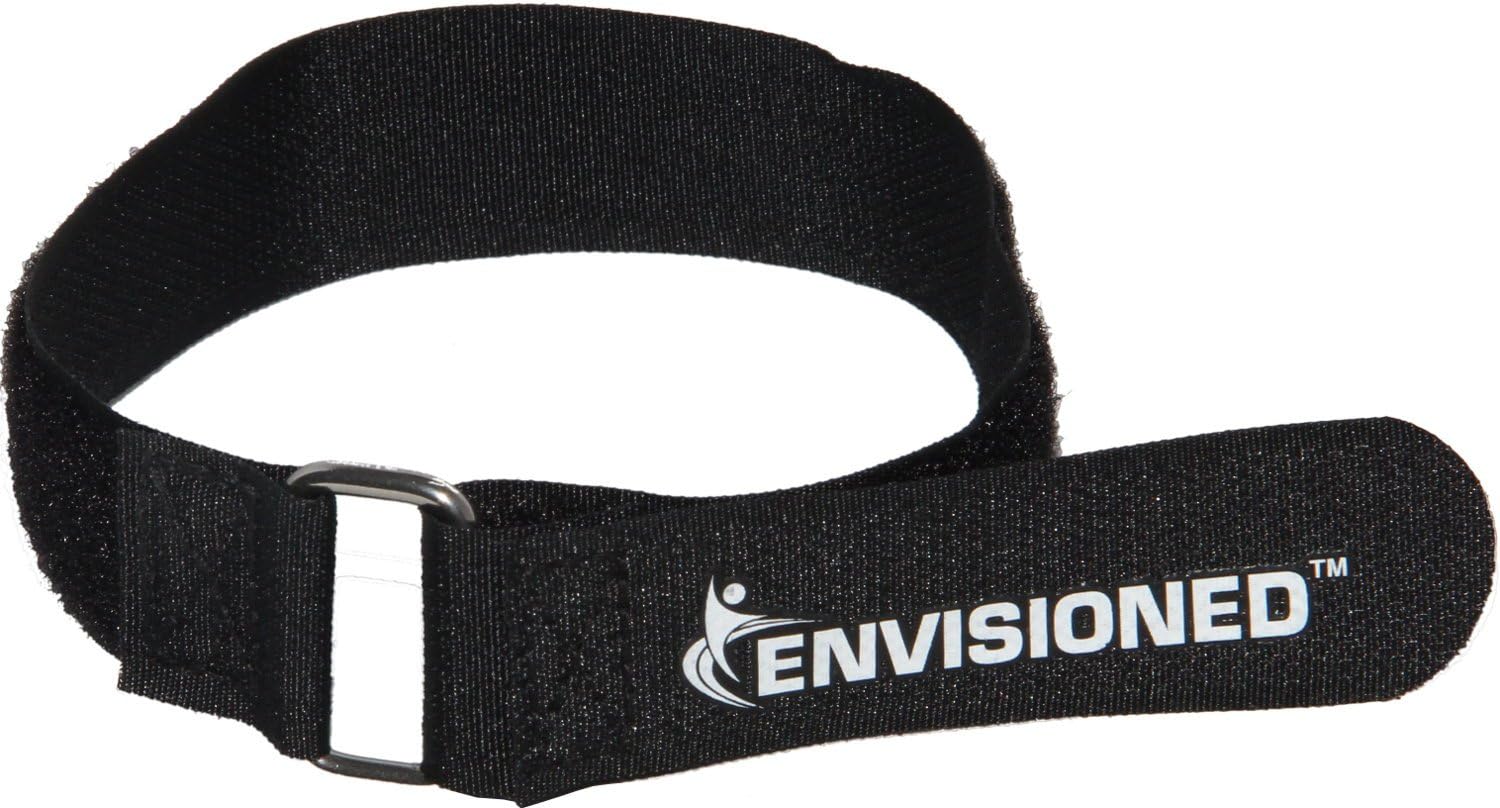 Premium Cinch Straps with Stainless Steel Metal Buckle, Reusable Durable Hook and Loop, Multipurpose Securing Straps - 8 Pack + 2 Bonus Original Cinch Straps - 1" x 30" (2.5cm x 75cm)