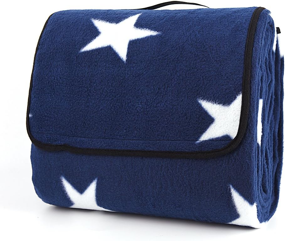 Hokonui Picnic Blanket Waterproof 200 x 200cm with Warm and Soft Fleece for Outdoor Camping Beach Travel