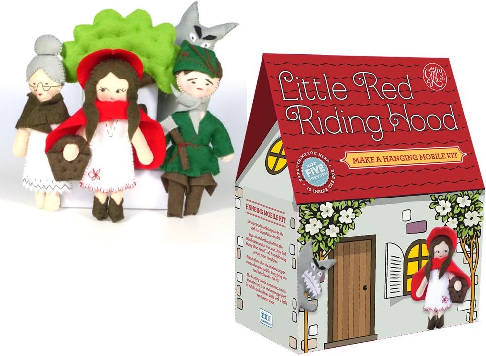 The Crafty Kit Co. Sewing Kit-Fairy Tale Mobile-Little Red Riding Hood