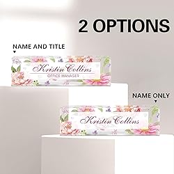 Custom Name Plate for Desk, Acrylic Office Decor