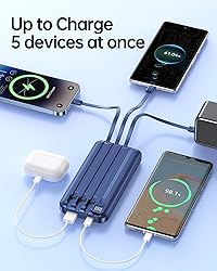 Portable Charger with Built in Cable - 20000mAh