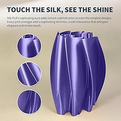 OVERTURE Silk PLA Filament 1.75mm, Clog-Free
