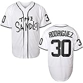 Bel Air Jersey Shirt Sleeve Benny 'The Jet' Rodriguez #30 The Sandlot Legends T Shirt 3D Print Fashion Baseball Jersey S-3XL