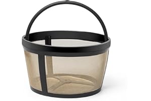 4 Cup Reusable Filter Basket With Mesh Bottom Fits MrCoffee Coffee Maker and Brewer - Permanent Filter Replacement for Mr Cof