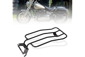 Classic luggage rack Motorcycle Rear Seat Luggage Rack Solo Seat for Harley Heritage Softail Classic & Softail Deluxe 00-17 D