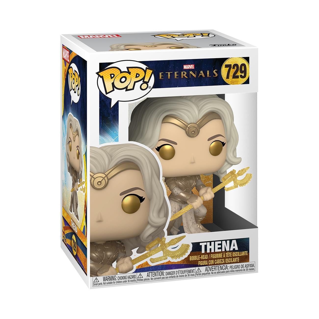 Funko POP! Marvel: Eternals - Thena - the Eternals - Collectable Vinyl Figure - Gift Idea - Official Merchandise - Toys for Kids & Adults - Movies Fans - Model Figure for Collectors and Display