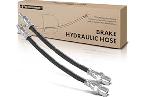 A-Premium Rear Driver and Passenger Brake Hydraulic Hose Compatible with Select Volkswagen Models - Beetle 1968-1979, Sedan 1968-2004, Super Beetle 1971-1979 - Replace# 311611776(Pack of 2)
