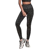 ROAD TO RESHAPE Women’s Sparkle Yoga Leggings, High Waisted Shiny Workout Leggings with Tummy Control