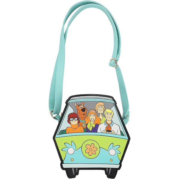 Mystery-Machine Make-up-Tasche – Cartoon-Design, 23,5x17 Cm – Segeltuch, Wasserabweisend