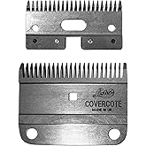 Lister Covercote Animal Clipper Blade Set, 5mm | Clipper Blade Set, 5mm Covercote, For Horses, Cattle, Alpacas and Pigs, Eclipse, Star, Liberty, Legend and Fusion Clippers