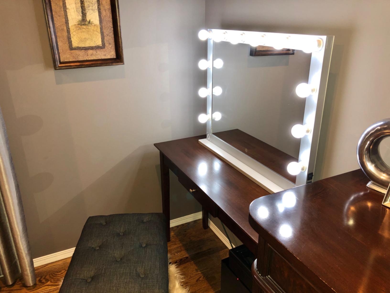 43/mo Finance Nitin Hollywood Lighted Vanity Mirror, Tabletop Makeup