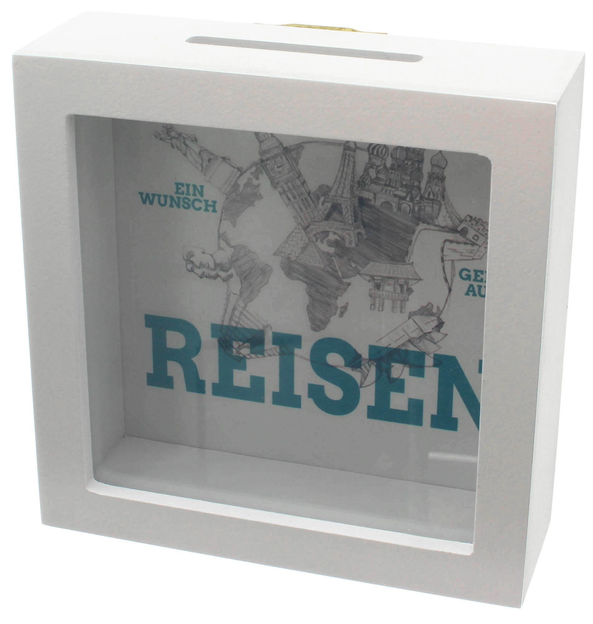 Money Box A Wish Geht Auf Travel from wood