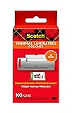 Scotch Thermal Laminating Pouches, 100
