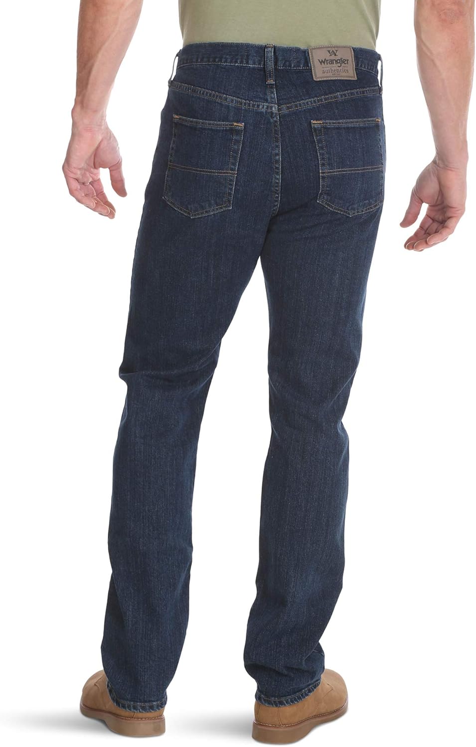 wrangler authentic 5 pocket jeans
