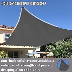 Cool Area Sun Shade Sail 12x16FT Rectangle Shade