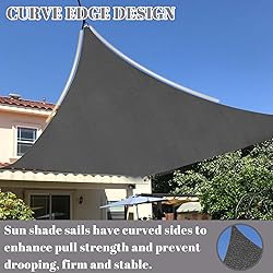 Cool Area Sun Shade Sail 12x16FT Rectangle Shade