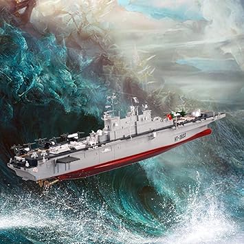 Amazon Co Jp ネイビーバトルシップrcミリタリーモデルボート1 350リモートコントロールマリンウォーシップ4チャネルクルーザー 充電式バッテリー付き スポーツ アウトドア
