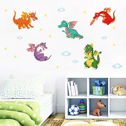 Decalmile Stickers Muraux Dragon Colore Autocollant Mural Enfant Decoration Murale Chambre Bebe Garcon Pepiniere Amazon Fr Bebes Puericulture Decalmile Stickers Muraux Dragon Colore Autocollant Mural Enfant Decoration Murale Chambre Bebe Garcon Pepiniere Amazon Fr Bebes Puericulture