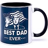 decorluxes Best Dad Ever Mug 11oz Funny Coffee Mug, Gift For Father's Day, Birthday for Dad, Papa, or Daddy from Son, Daughter, or Wife