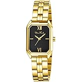 Diaofendi Women's Petite Gold Watch,Dress Analog Waterproof, Stainless Steel Bracelet Watches for Women