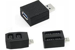 Snes and NES Adapter with SNAC Module, USB 3.0, Compatible with Original Nintendo Controllers, 2 Ports