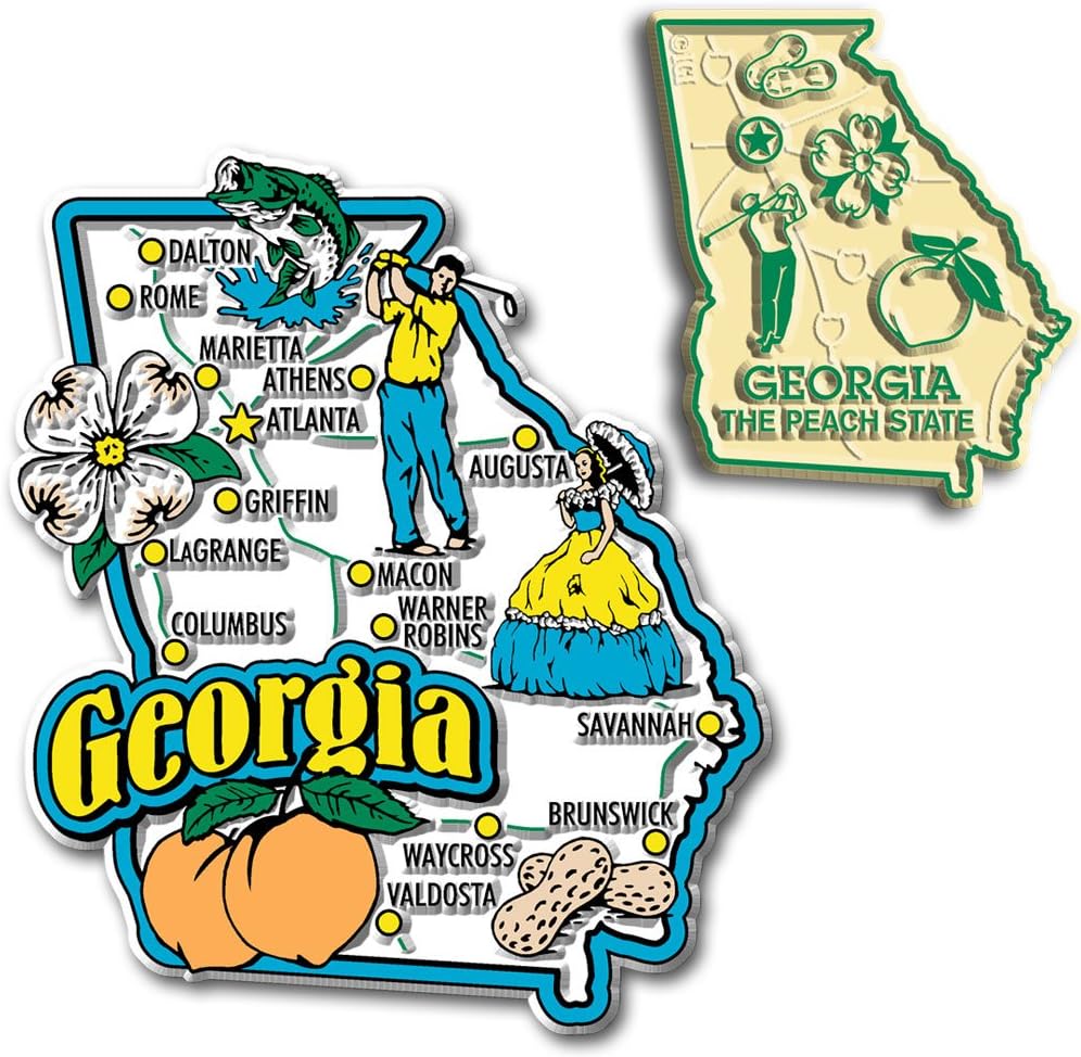 Which Is The Best State Of Georgia Refrigerator Magnet