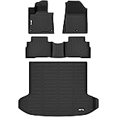 AIPOIL® Floor Mats & Cargo Liner Set for 2023 2024 2025 Kia Sportage Hybrid (Not for PHEV) All Weather Protection TPE Anti-Slip Automotive Full Set Custom Car Mats Accessories - Black