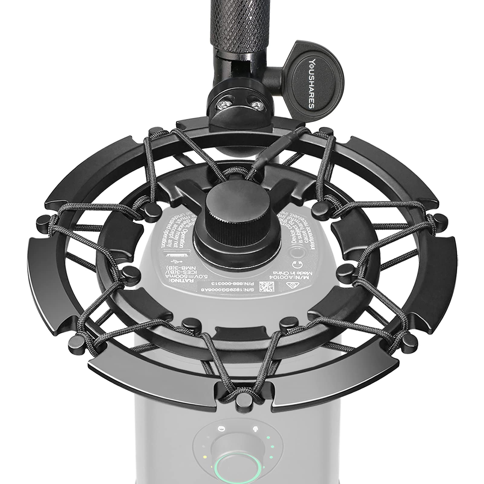 Blue Yeti X Shock Mount, Latest Alloy Shockmount Reduces Vibration and Shock Noise Matching Boom Arm Mic Stand, Designed for Blue Yeti X Microphone by YOUSHARES