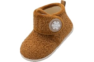 LeIsfIt Toddler Slippers Boys Girls House Slippers Kids Winter Boots Warm Lightweight House Shoes Non-slip Indoor Slipper Shoes