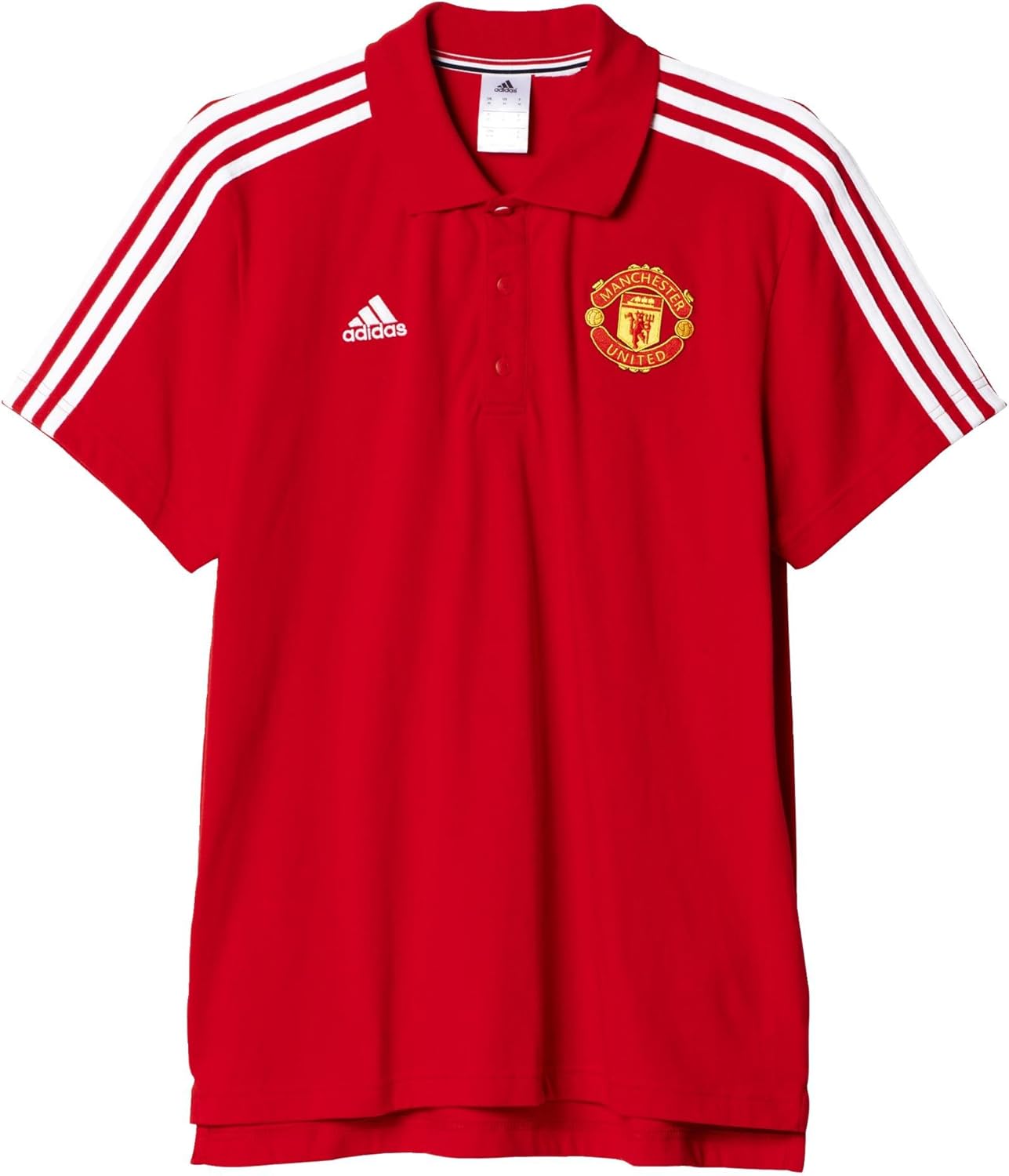 Adidas Men S 3s Manchester United Fc Polo Shirt Red Escarl X Large Amazon Co Uk Clothing