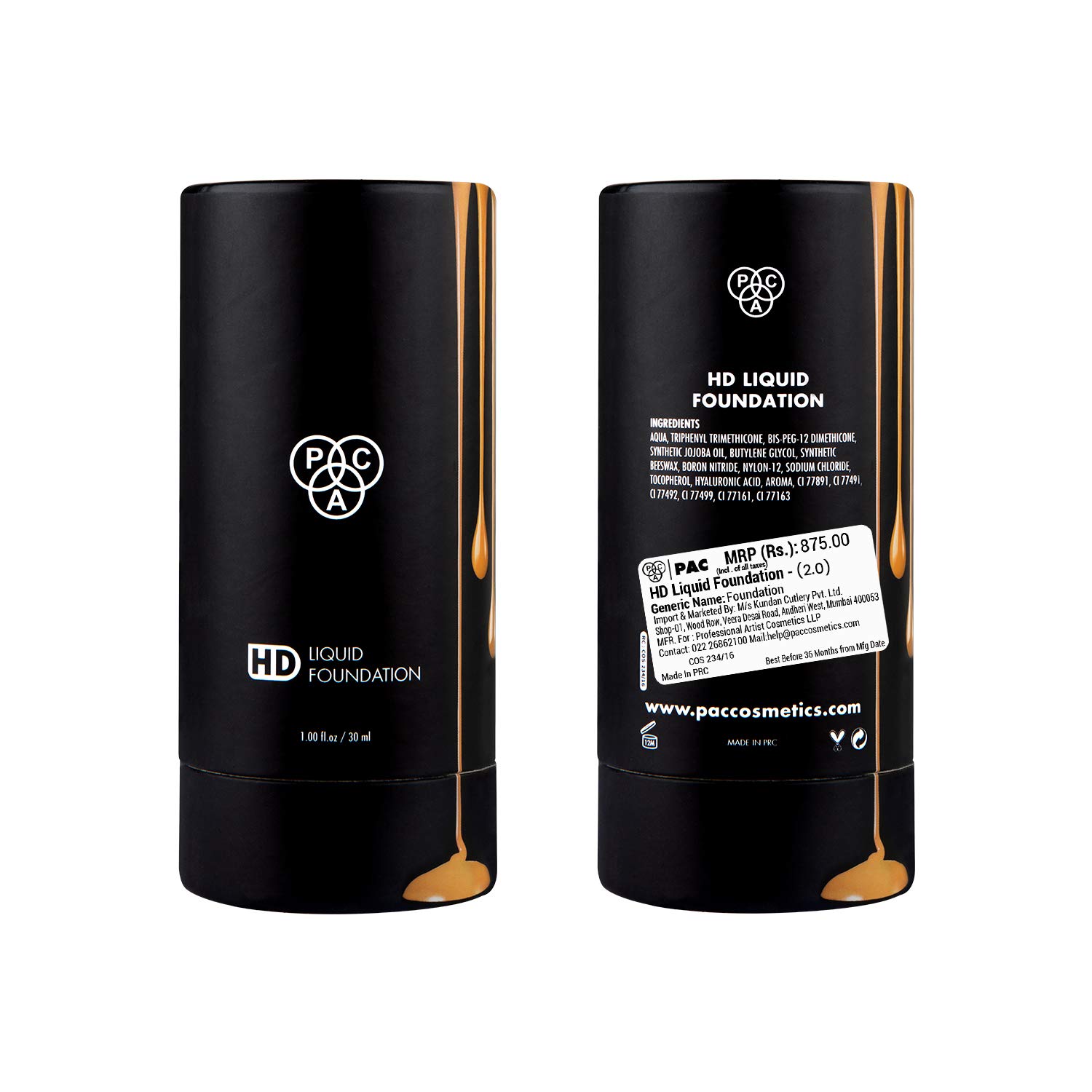 pac hd liquid foundation