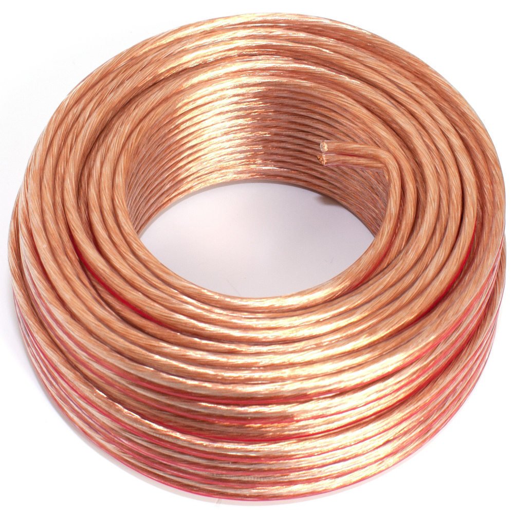 SeKi Speaker Cable 2 x 2.50 mm² 25 m Transparent CCA Audio Cable Speaker Cable