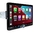 JENSEN J1CA10FL 10.1-inch Certified Apple CarPlay Android Auto Wired or Wireless | Single DIN & Double DIN Touchscreen Car Stereo Radio | Bluetooth | Front & Rear Camera Inputs | USB Playback & Charge