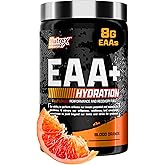 Nutrex Research EAA Hydration | EAAs + BCAAs Powder | Muscle Recovery, Strength, Muscle Building, Endurance | 8G Essential Amino Acids + Electrolytes | Blood Orange Flavor 30 Serving