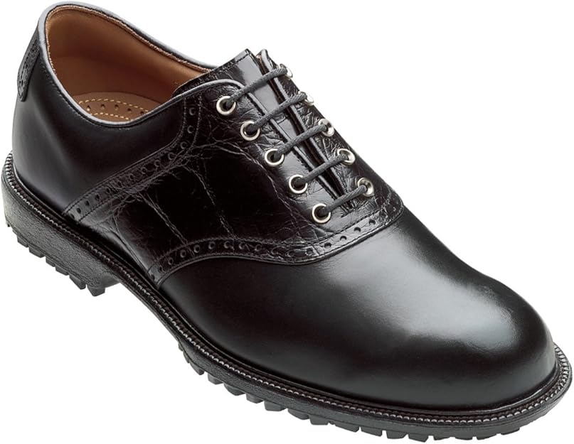 Foot Joy Professional Spikeless Saddle Golf Shoe Black Black 10 Wide