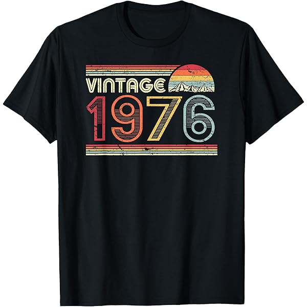 Amazon.com: 1976 Vintage Shirt, Birthday Gift Tee. Retro