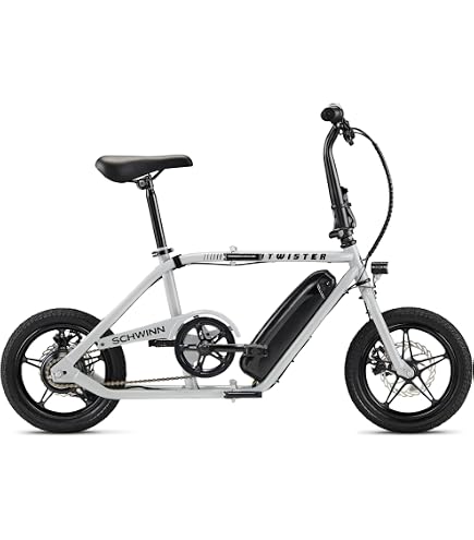 Schwinn Hurricane Compact Electric Bike, 30 Mile Range, 400W Peak Motor, Mechanical Disc Brakes, Ages 13+, 14
