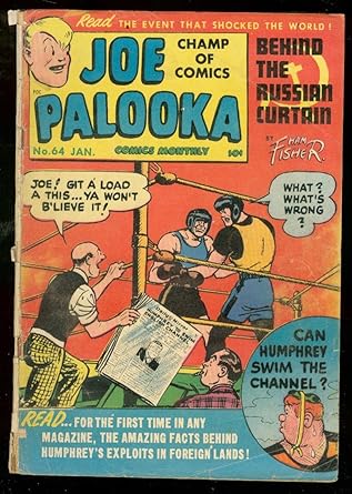 Amazon Com Joe Palooka 64 1952 Harvey Pub Ham Fisher Iron
