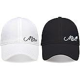 Mr and Mrs Hats for Honeymoon Essentials,Engagement Gifts for Couples,Wedding Gifts for Bride and Groom