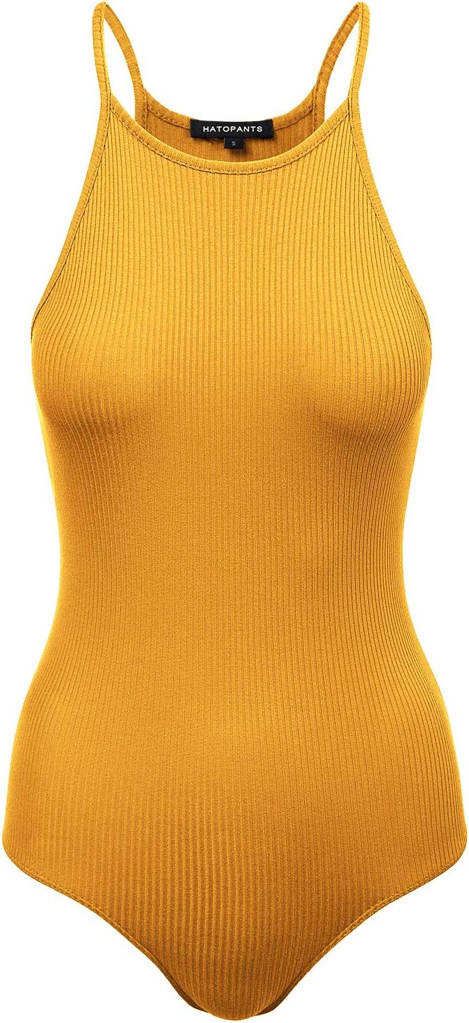Women's Racerback Tank Top Ribbed Cotton Bodysuits
