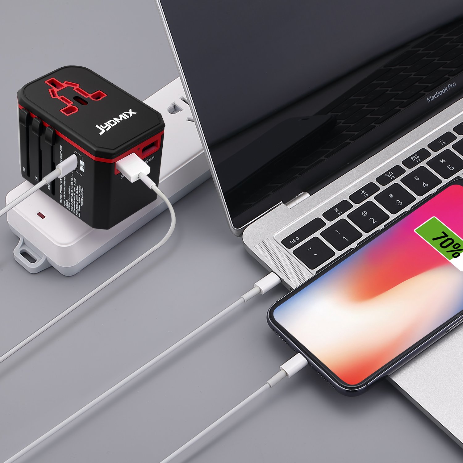 All in One Universal USB Travel Power Adapter