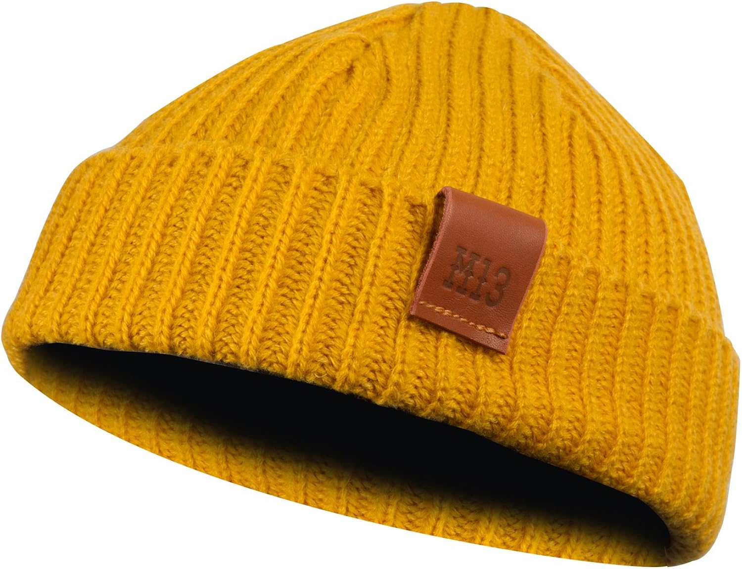 mustard fisherman beanie