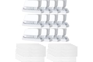 Lot de 120 onglets et inserts en plastique transparent pour dossiers à suspendre