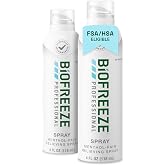 Biofreeze Professional Pain Relief Spray, Cooling Menthol, 4 FL OZ (2 pack) | Mess-Free, For Muscle/Joint Pain, Simple Backache, Arthritis, Strains, Bruises &amp; Sprains, NSAID-Free
