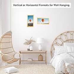 JCJMY 6x12 Picture Frame Gold for Wall