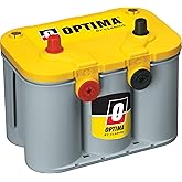 OPTIMA&reg; Batteries High Performance D34/78 YELLOWTOP&reg; Sealed AGM Battery | Dual Purpose Car, Truck and SUV Battery, 750 CCA, Dual Terminal, Maintenance Free, Versatile Mounting