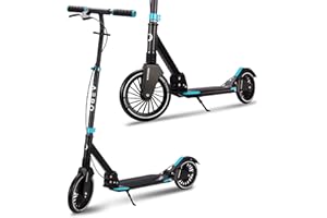 AERO MOBILITY Aero Scooter for Kids 8-12, Teens & Adults | Boys Girls 2 Wheels Kick Scooters | Shock Absorption, Foldable & Height Adjustable